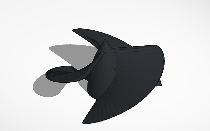 3-blade propeller, 2mm shaft