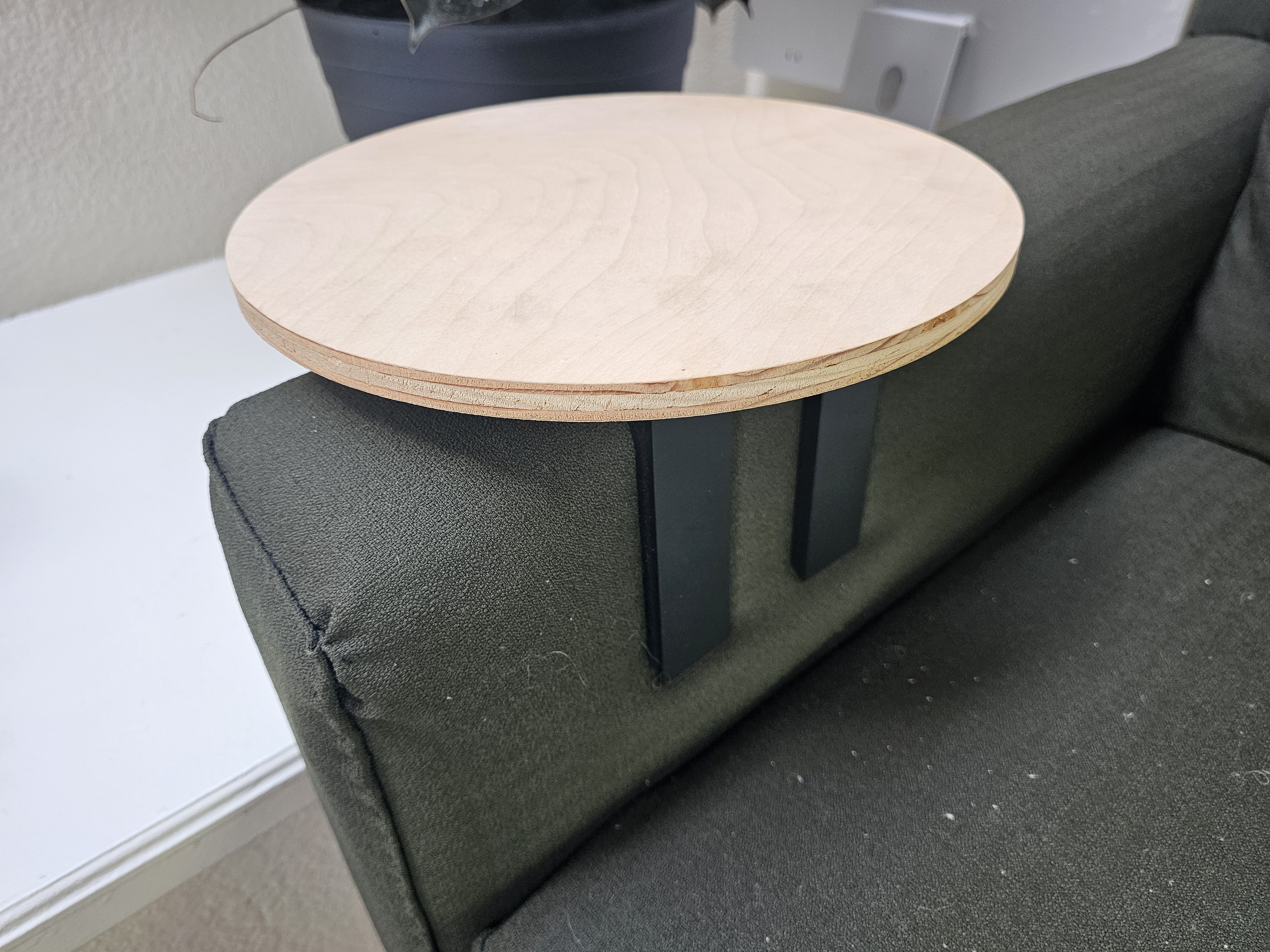 Slide-On Sofa Armrest Table