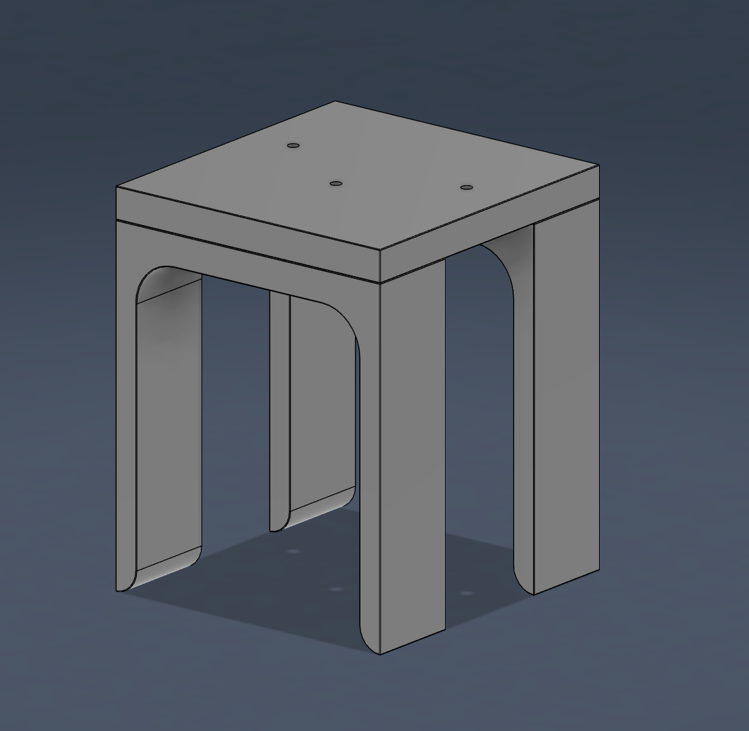 Miniatura 3 do modelo 3D Slide-On Sofa Armrest Table