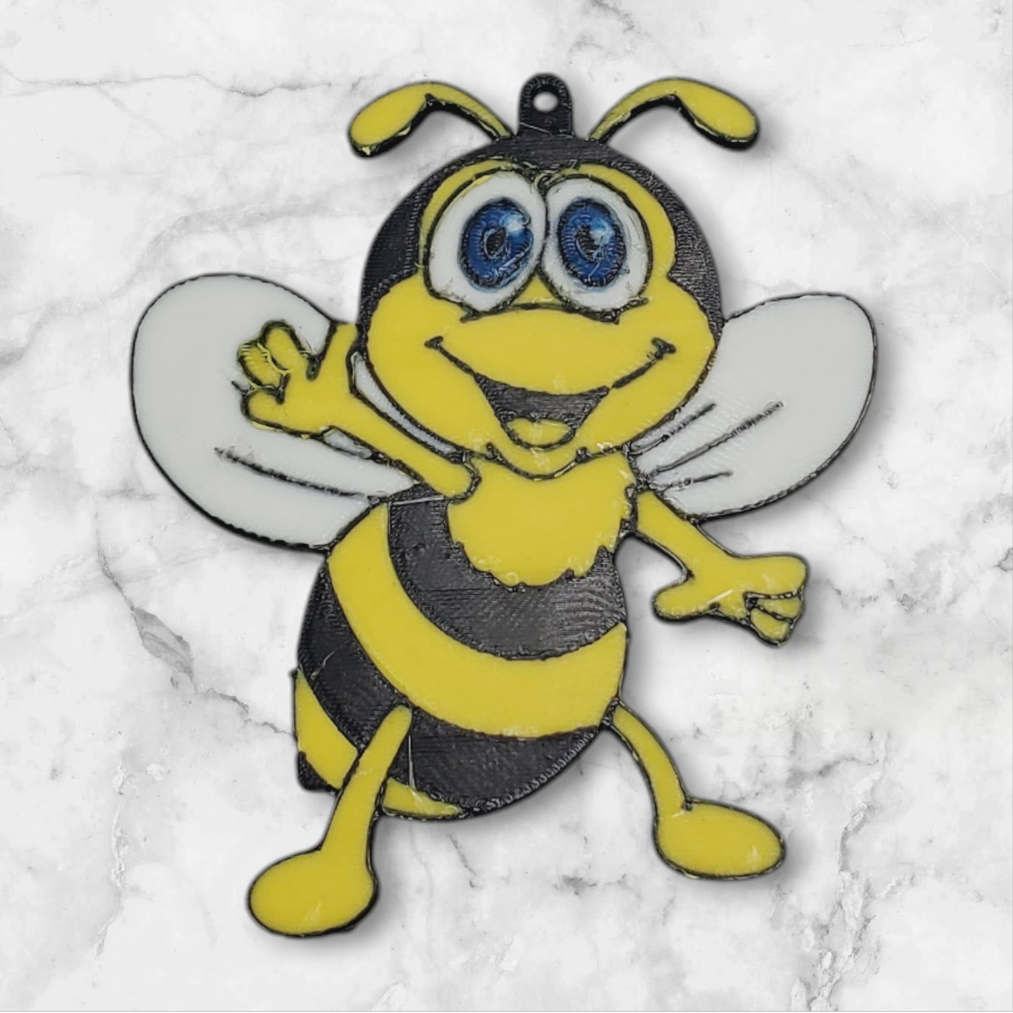 Miniatura 2 do modelo 3D Bee Keychain