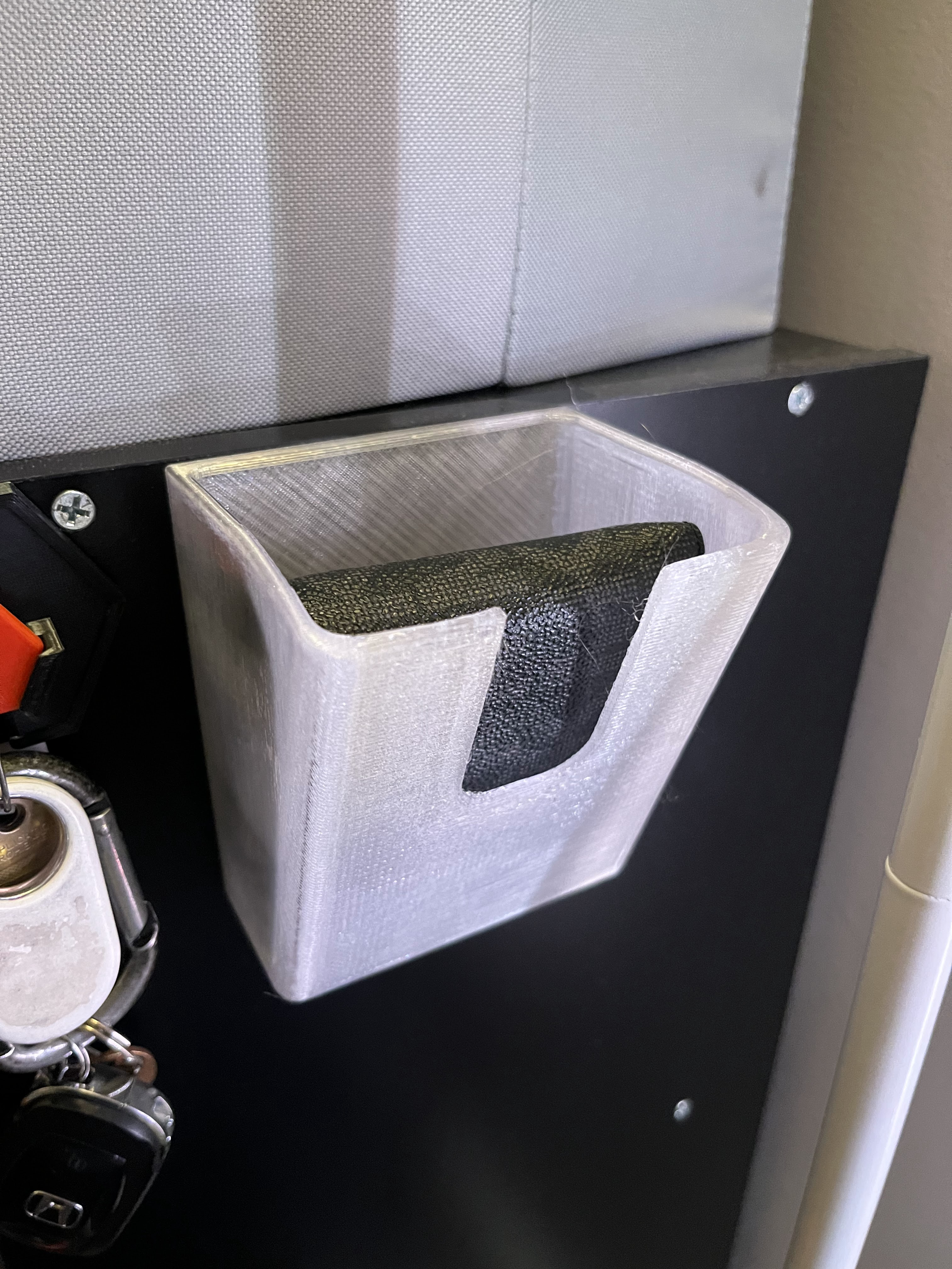 Wall Mounted Wallet Holder 3D model by AmritChandhok