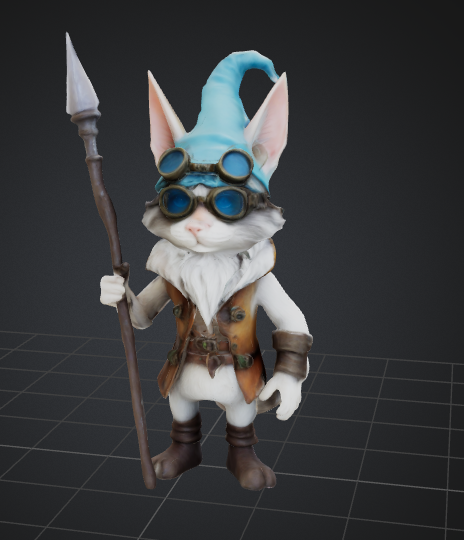 Gnome Cat Adventurer