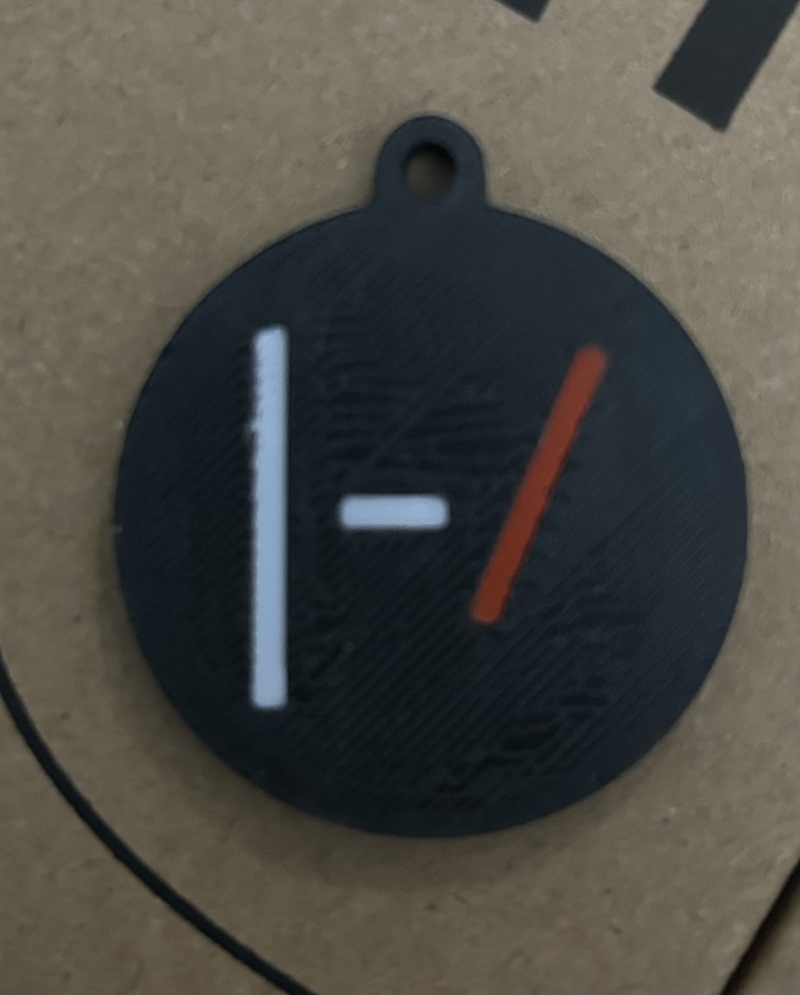 Twenty One Pilots - Blurryface Logo Keychain