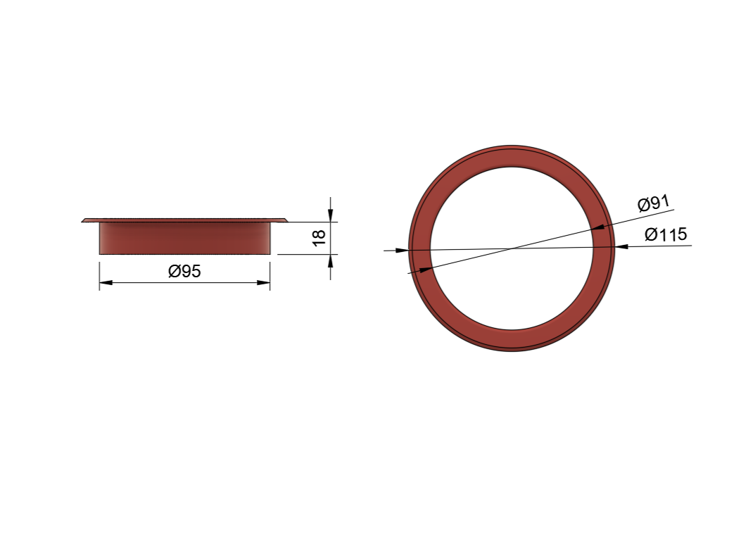 Open Desk Grommet - Multiple sizes — miniatura 2