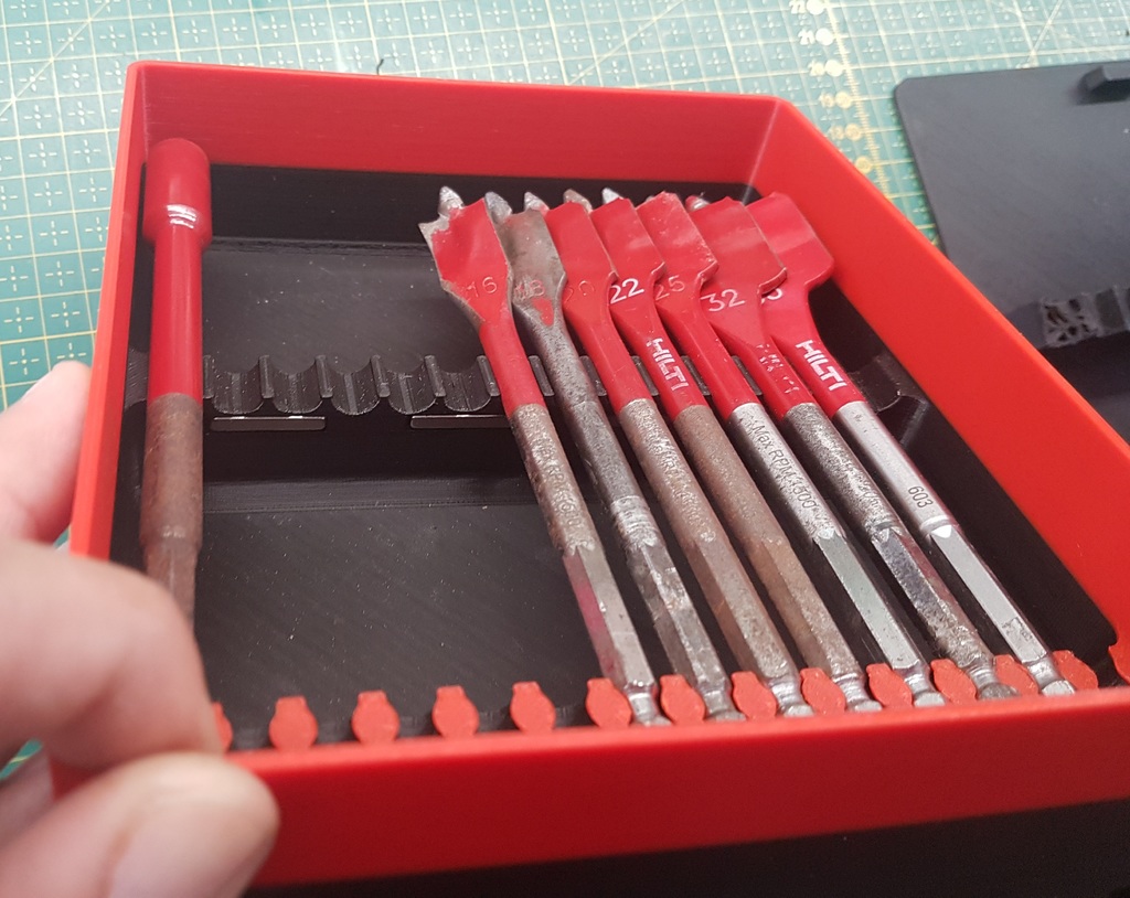 Miniatura 4 do modelo 3D Spade drill bit box