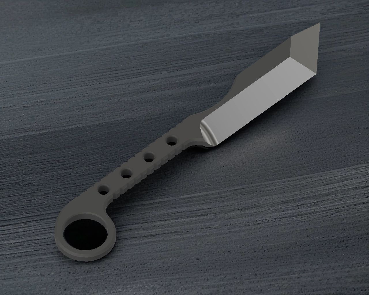 Simple Straight Karambit