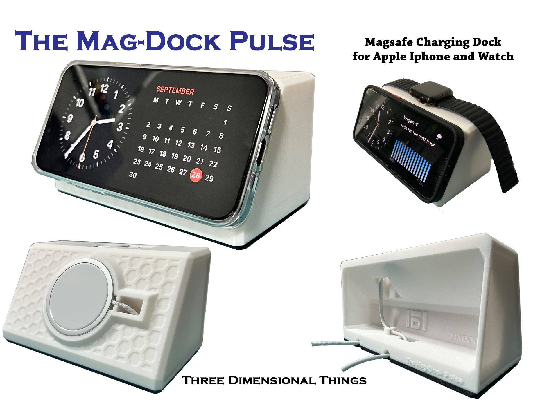 The Mag-Dock Pulse - Magsafe Bedside Charger