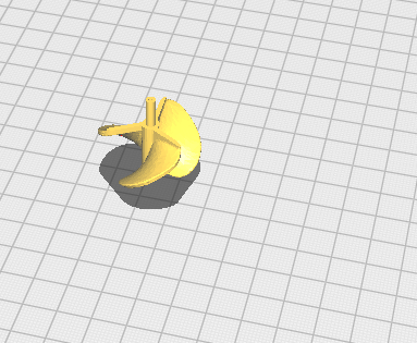boat propeller for 8520 coreless motor — miniatura 2