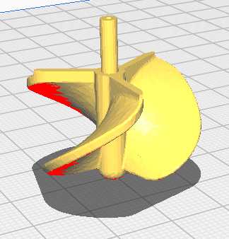 boat propeller for 8520 coreless motor — miniatura 3