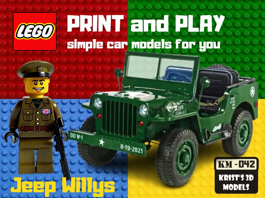 LEGO Jeep Willys - PRINT and PLAY