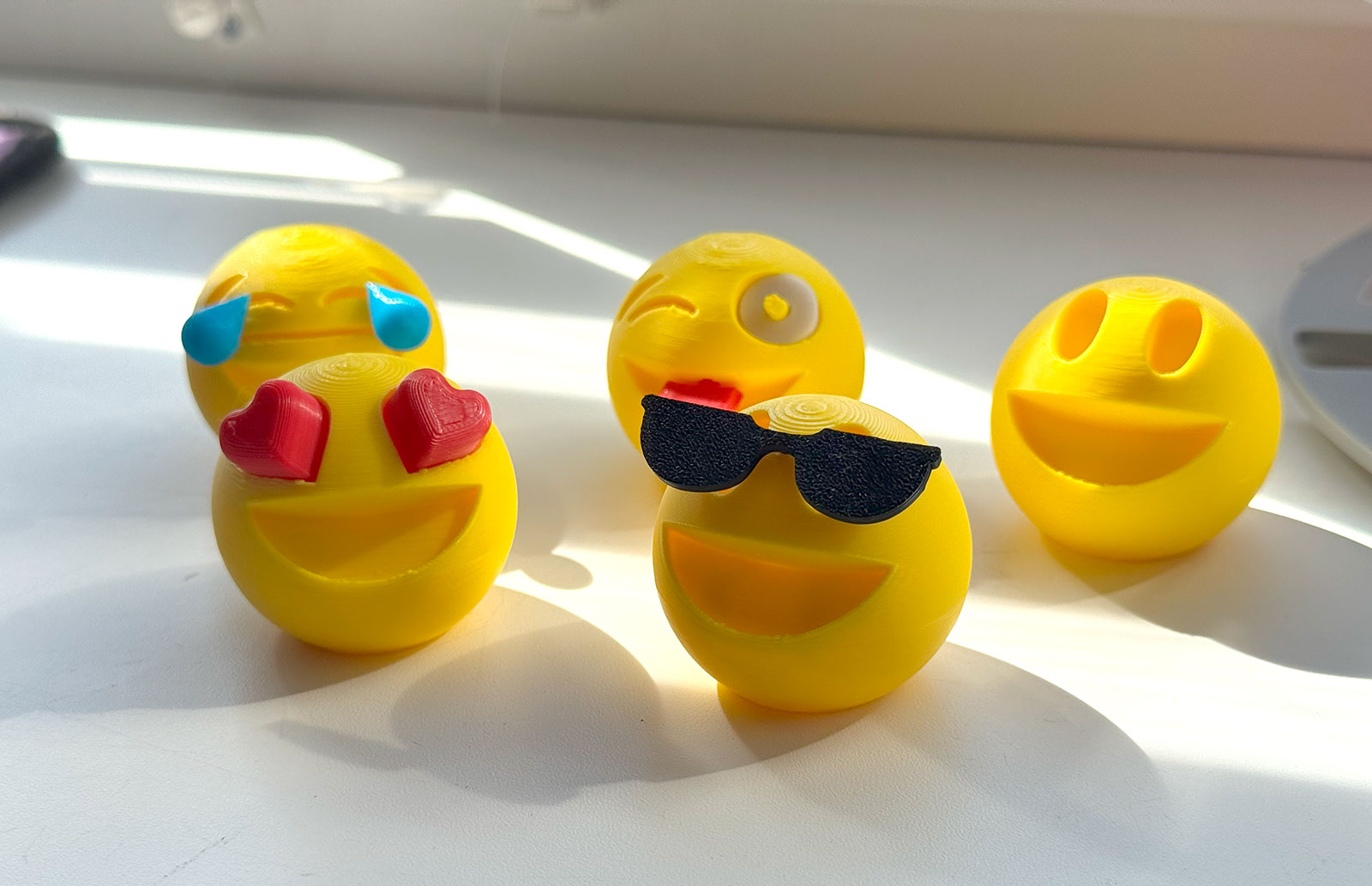 Set of smileys
