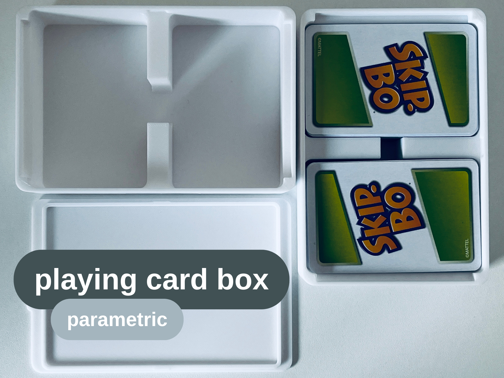 parametric playing card box