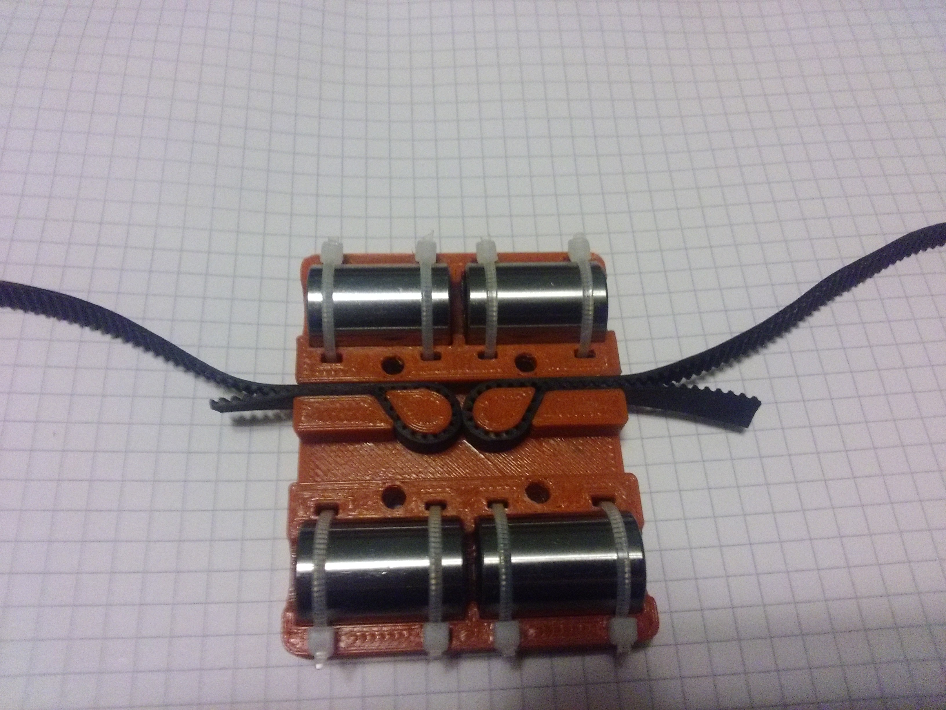 i3 X-carriage for LM8UU with 45mm rod center-to-center