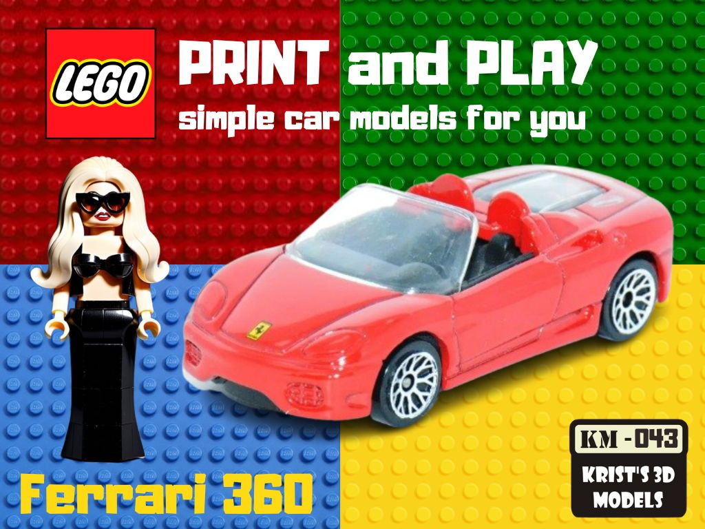 LEGO Ferrari 360 - Lego Compatible