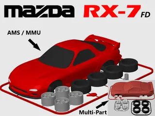 ミニカー　1/24　JadaTOYS　マツダ　RX7　HKSカスタム仕様　黄色　Mazda RX-7 HKS Tuned 【予約商品】 |  HOTTOYS　ホットトイズ