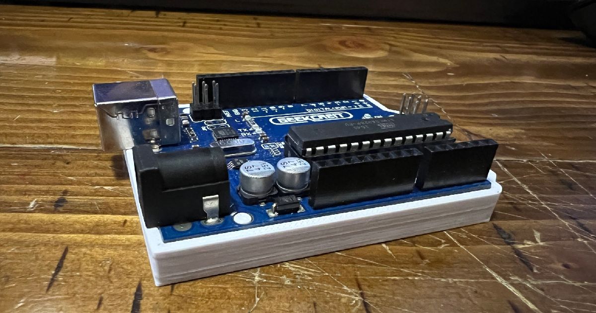 Arduino case base by CAG3D | Download free STL model | Printables.com
