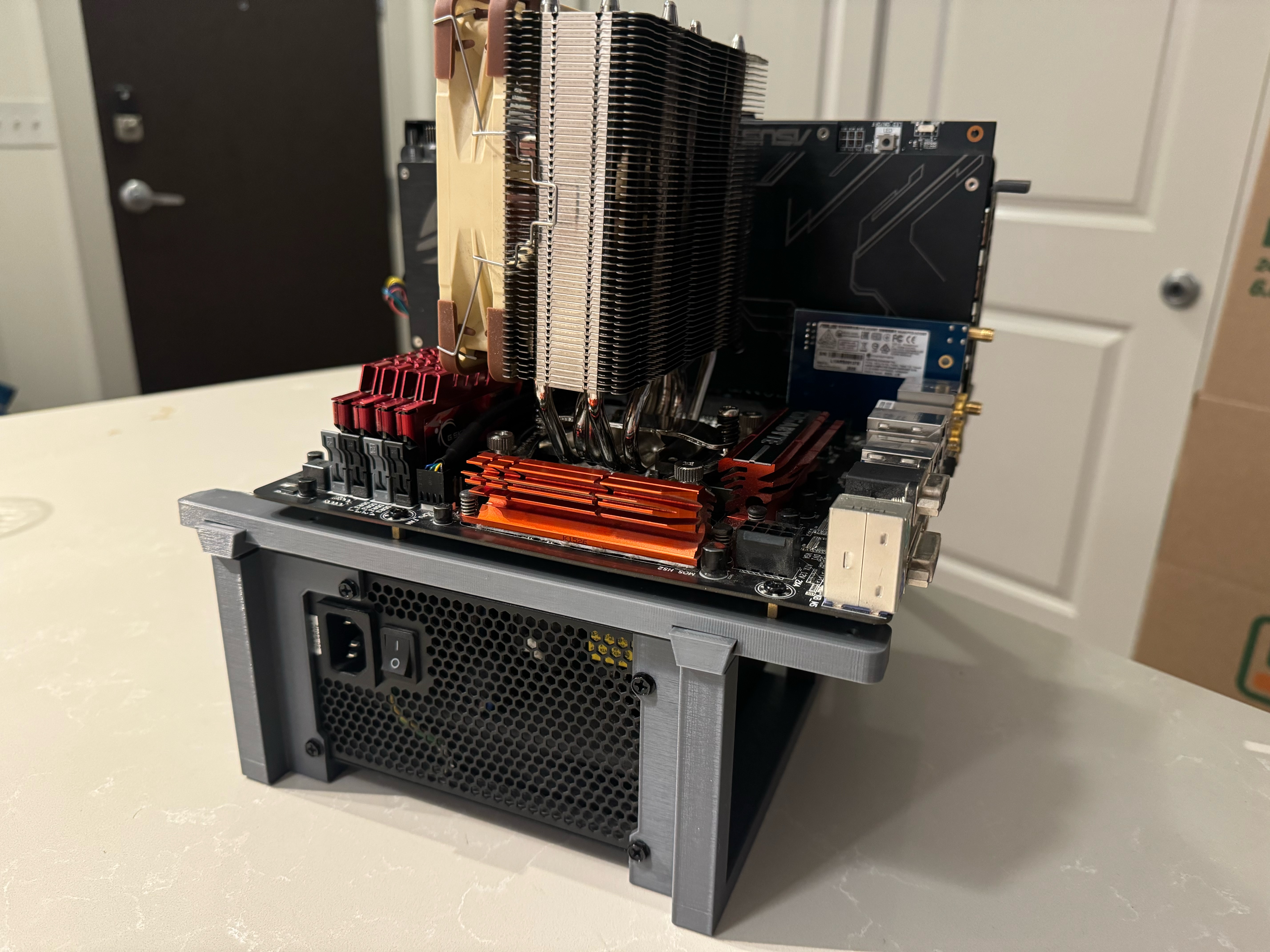 Full-size ATX open-frame case