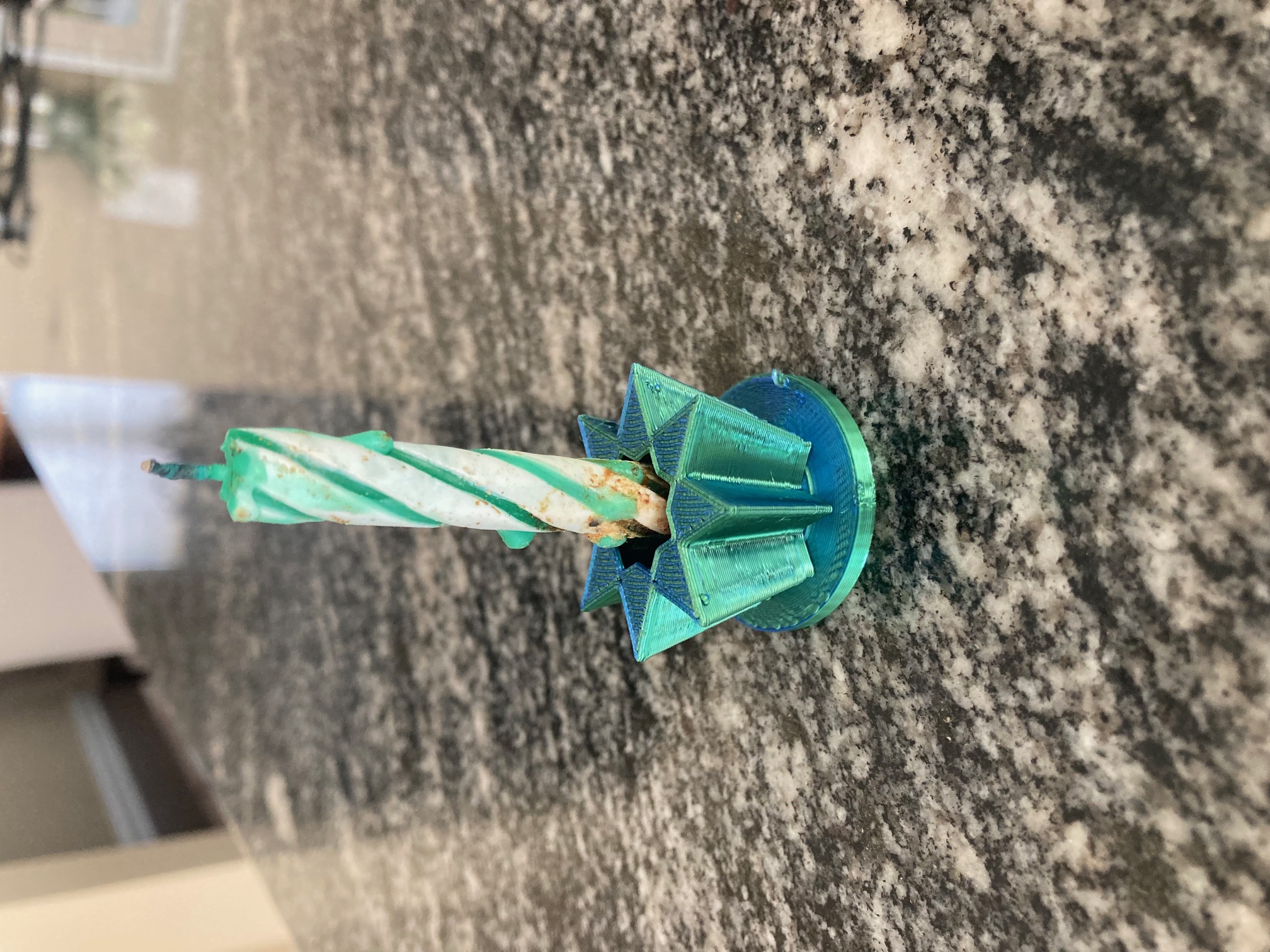 8 point flower pot/candle holder
