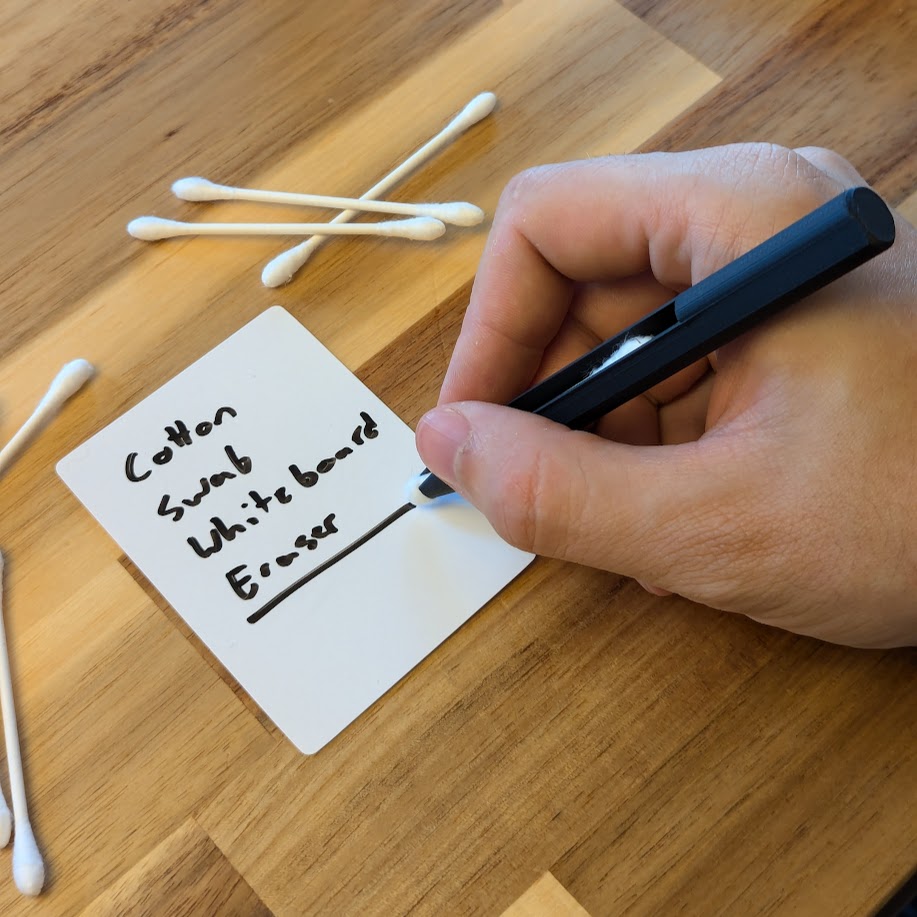 Cotton Swab Holder for Dry/Wet Erase by Xaasta Download free STL