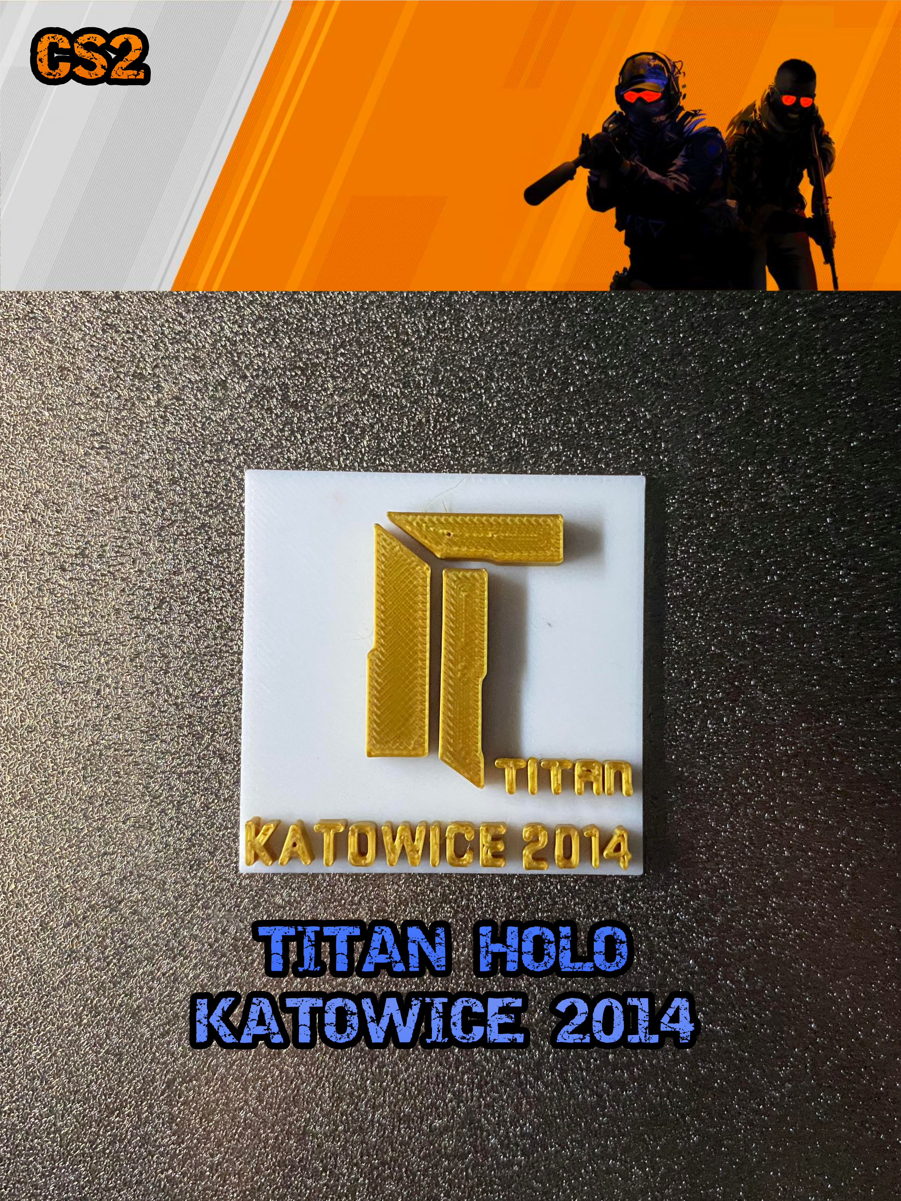 TITAN HOLO STICKER CS2