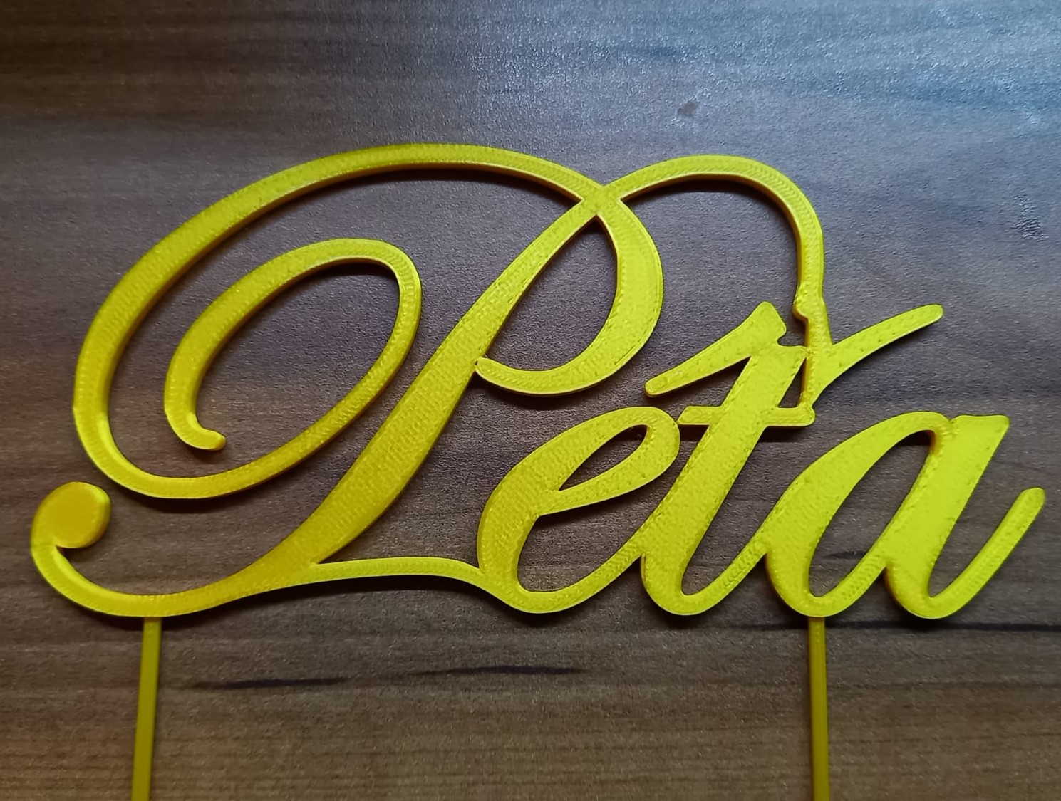 Cake topper "Péťa"