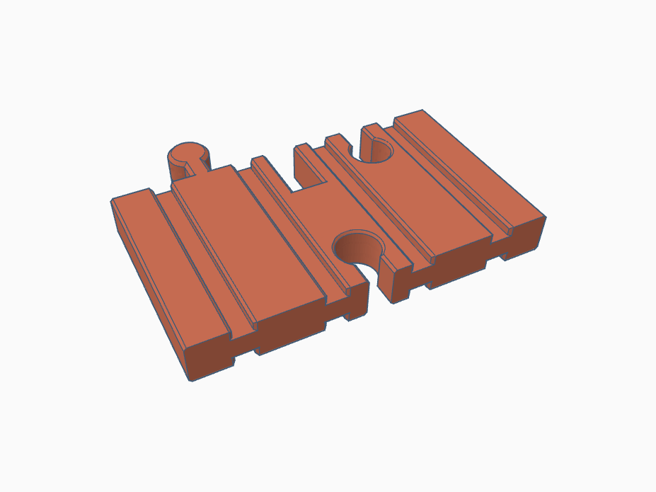 Ikea Train Tracks 2x1 to 1x2