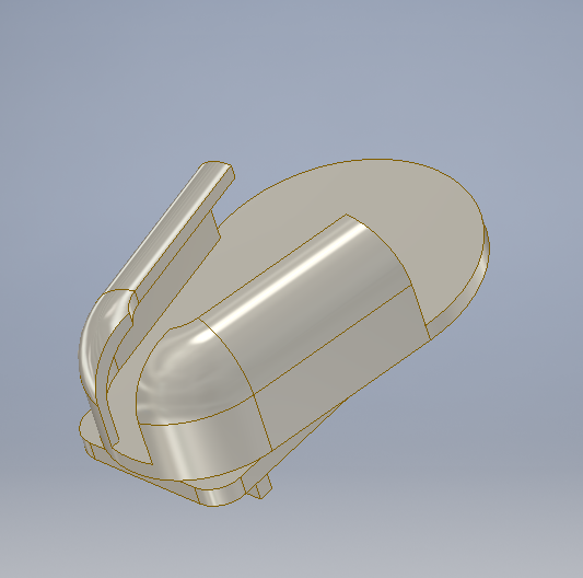 BMW E87 Mic holder for A pillar Airbag sign