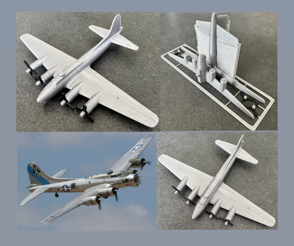 Boeing B-17 kit card