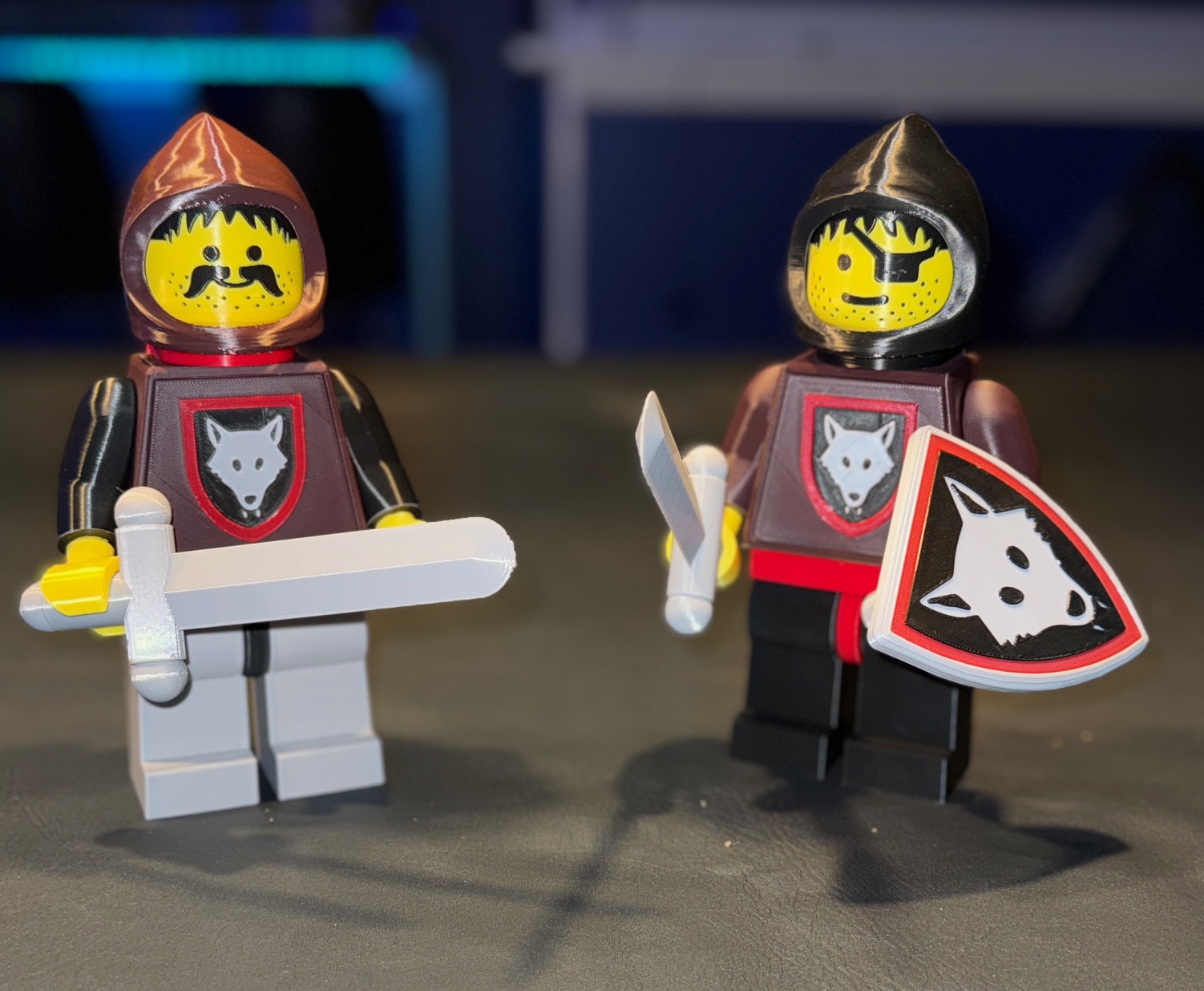 Castles Themed Wolfpack Brick MegaFigures (5:1 Scale)