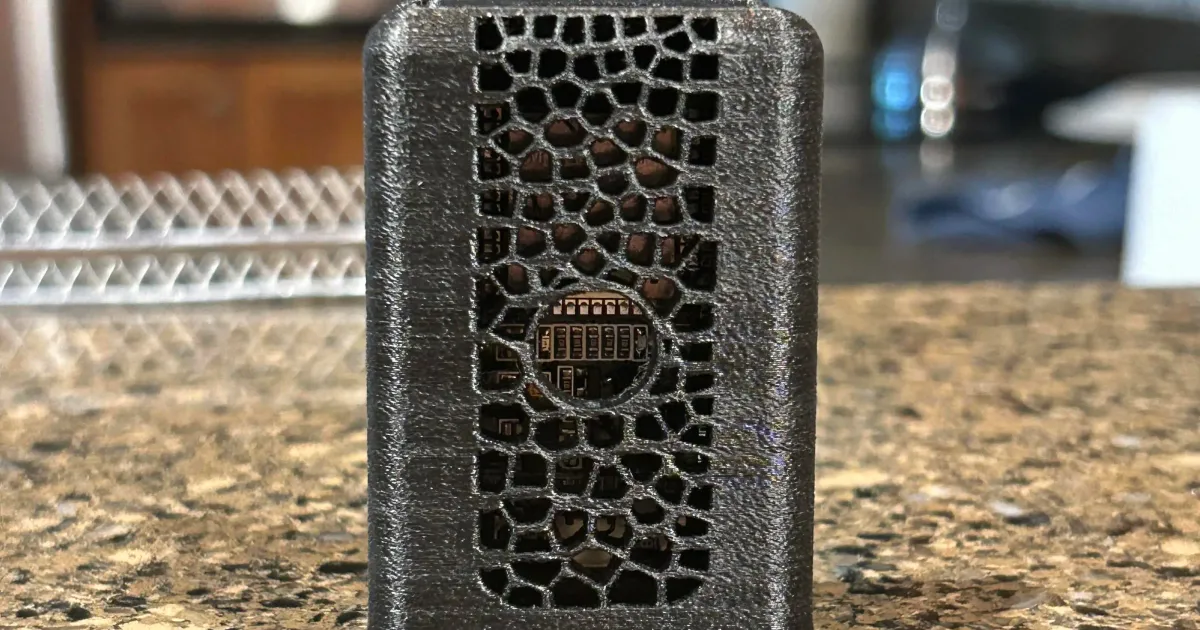 ESP32 Case & Voronoi Wall Mount by kyleyannelli Download free STL