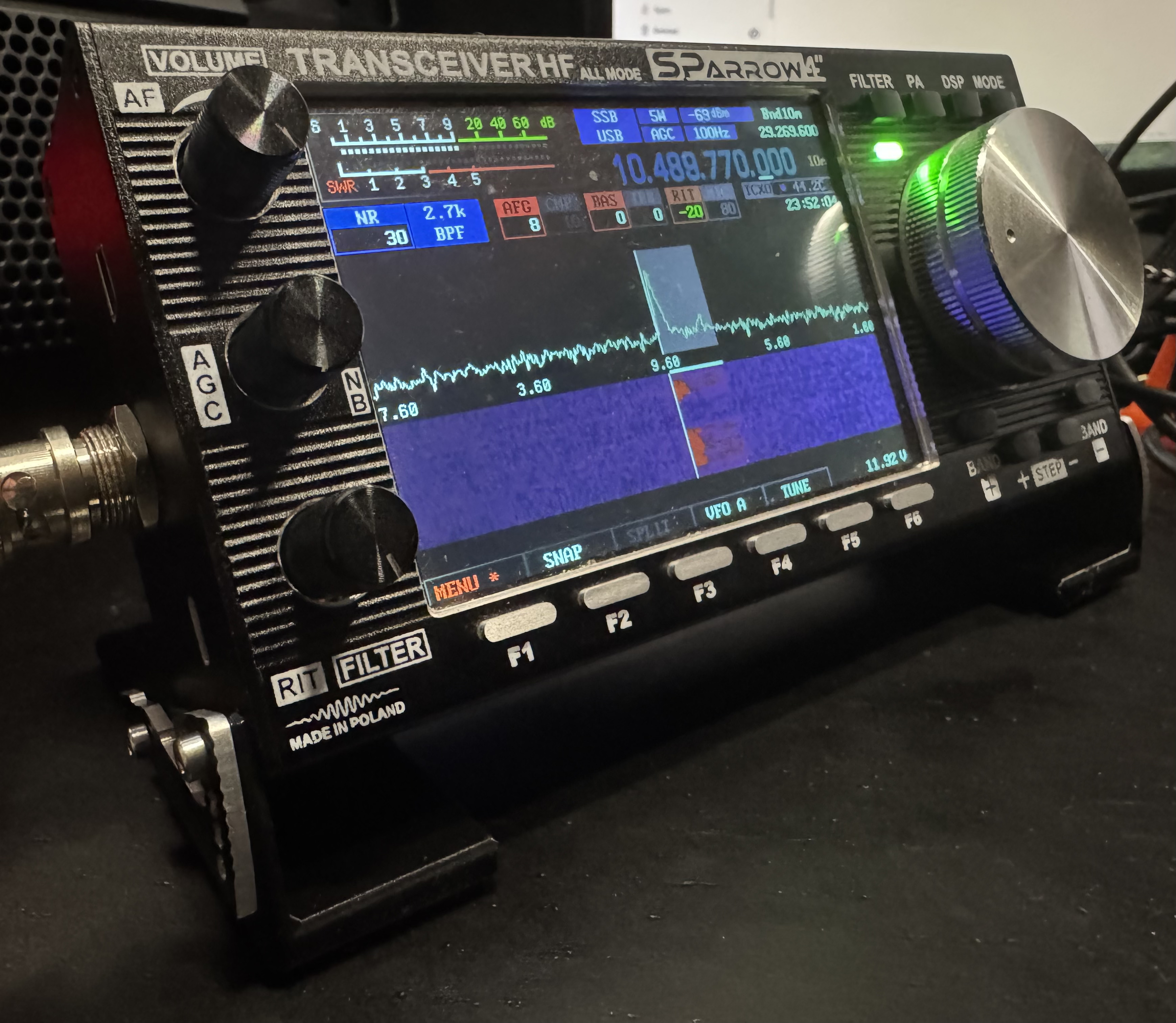 Transceiver SParrow 4" stable legs