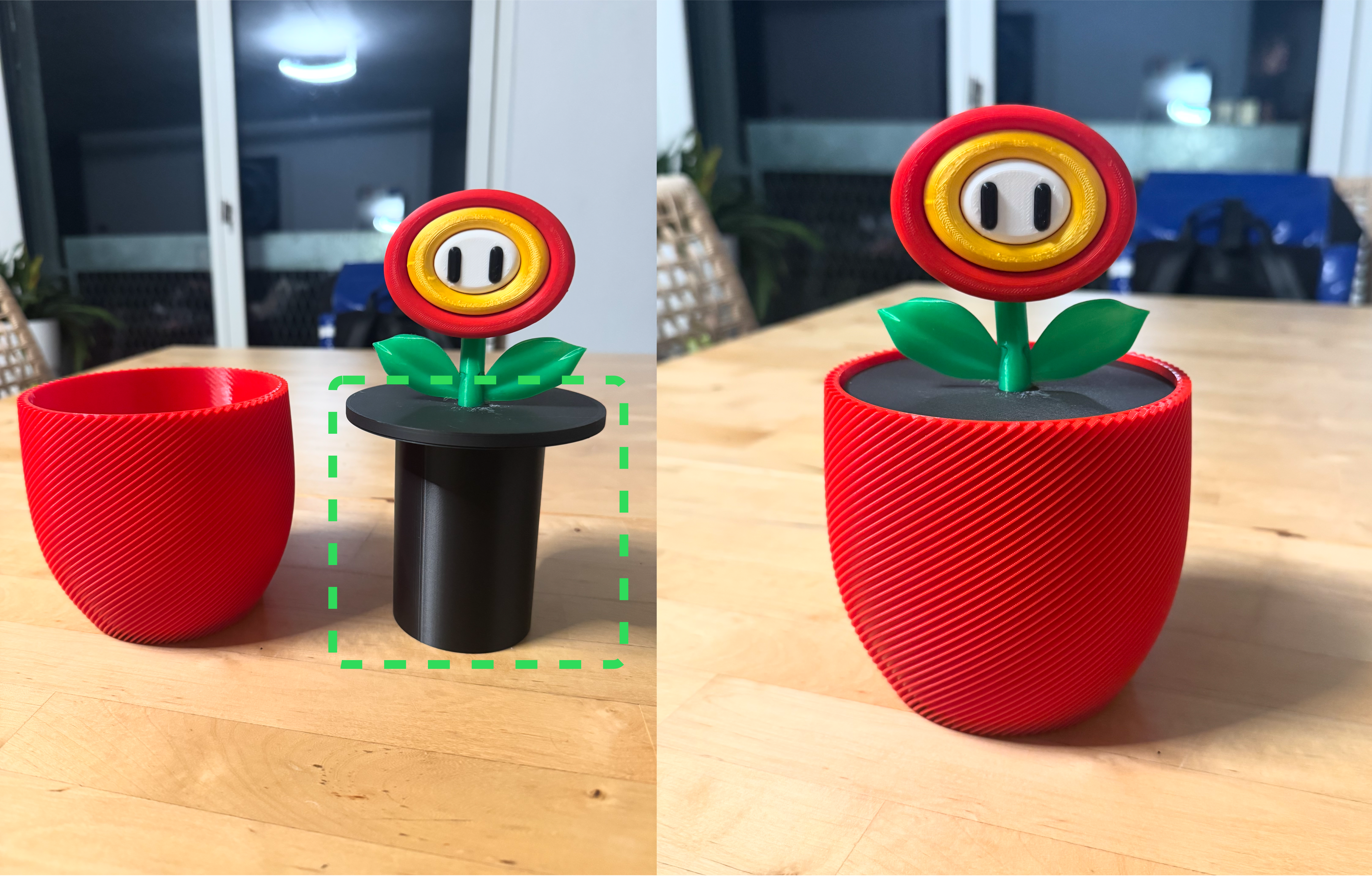 Pot Inlay for Super Mario Flower