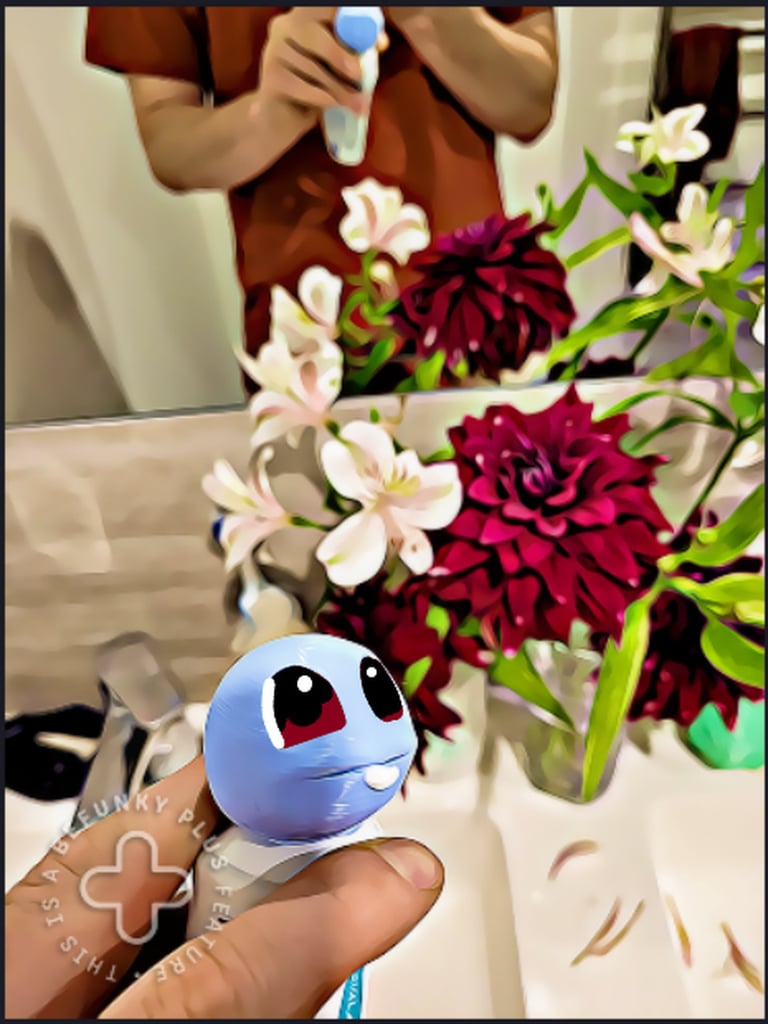 Squirtle toothpaste vomit