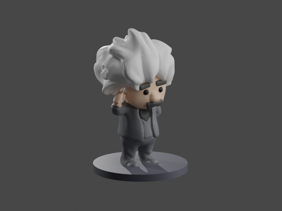 Einstein POP-Style Figurine