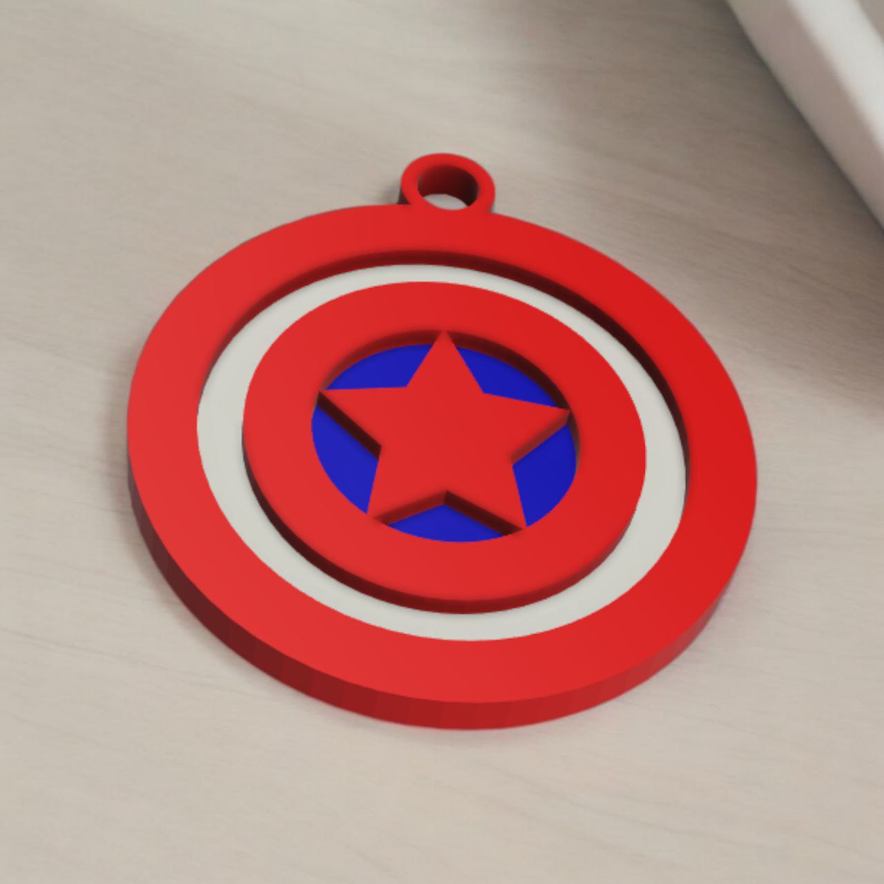 Captain America Keychain