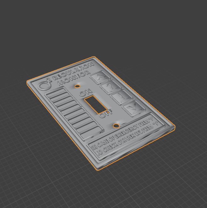 Oxygen meter (Light switch cover)