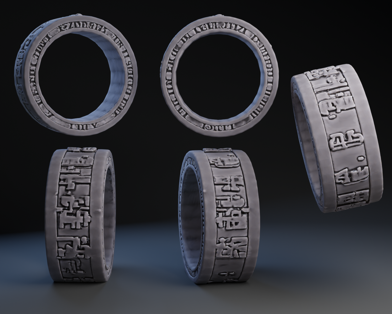 Ptolemaic Period Jewelry: Euclid's Cypher Ring
