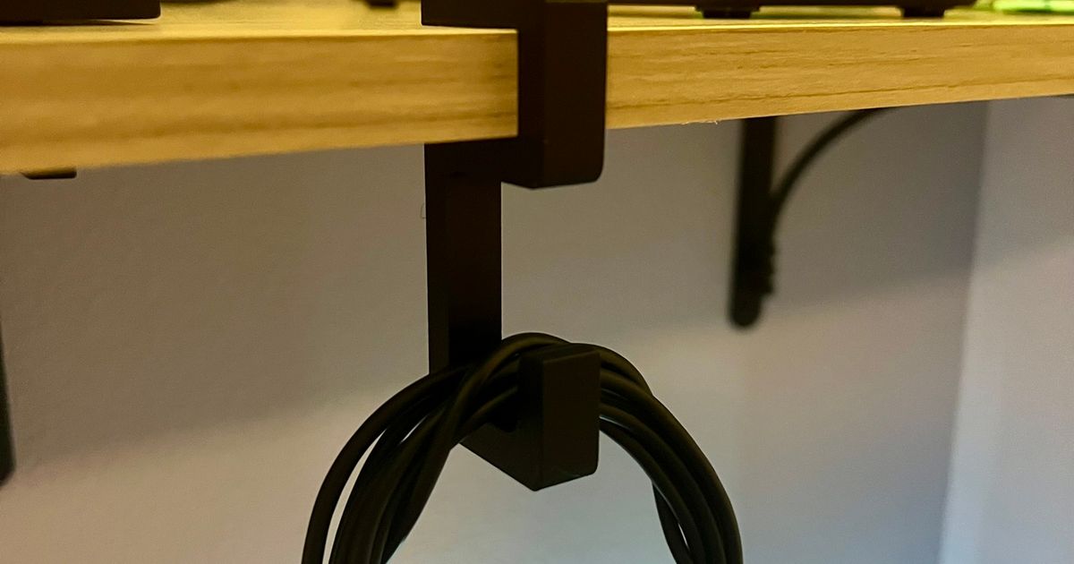 Shelf Hook 1/2 in. (15mm thick shelf) by Bompa Download free STL