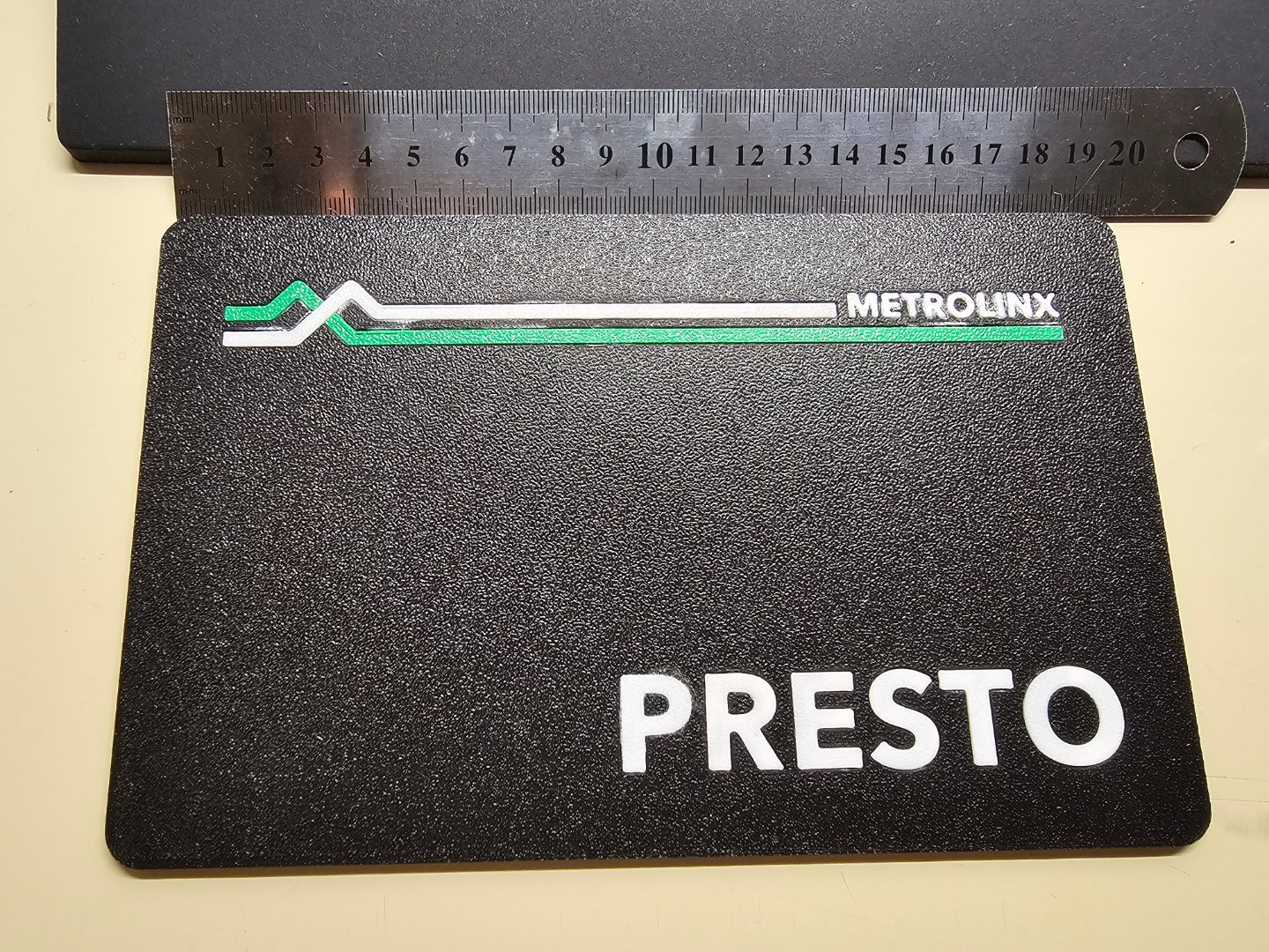Giant presto with card slot