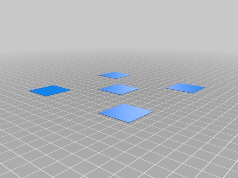 Bed leveling squares (150x150mm) — miniatura 2
