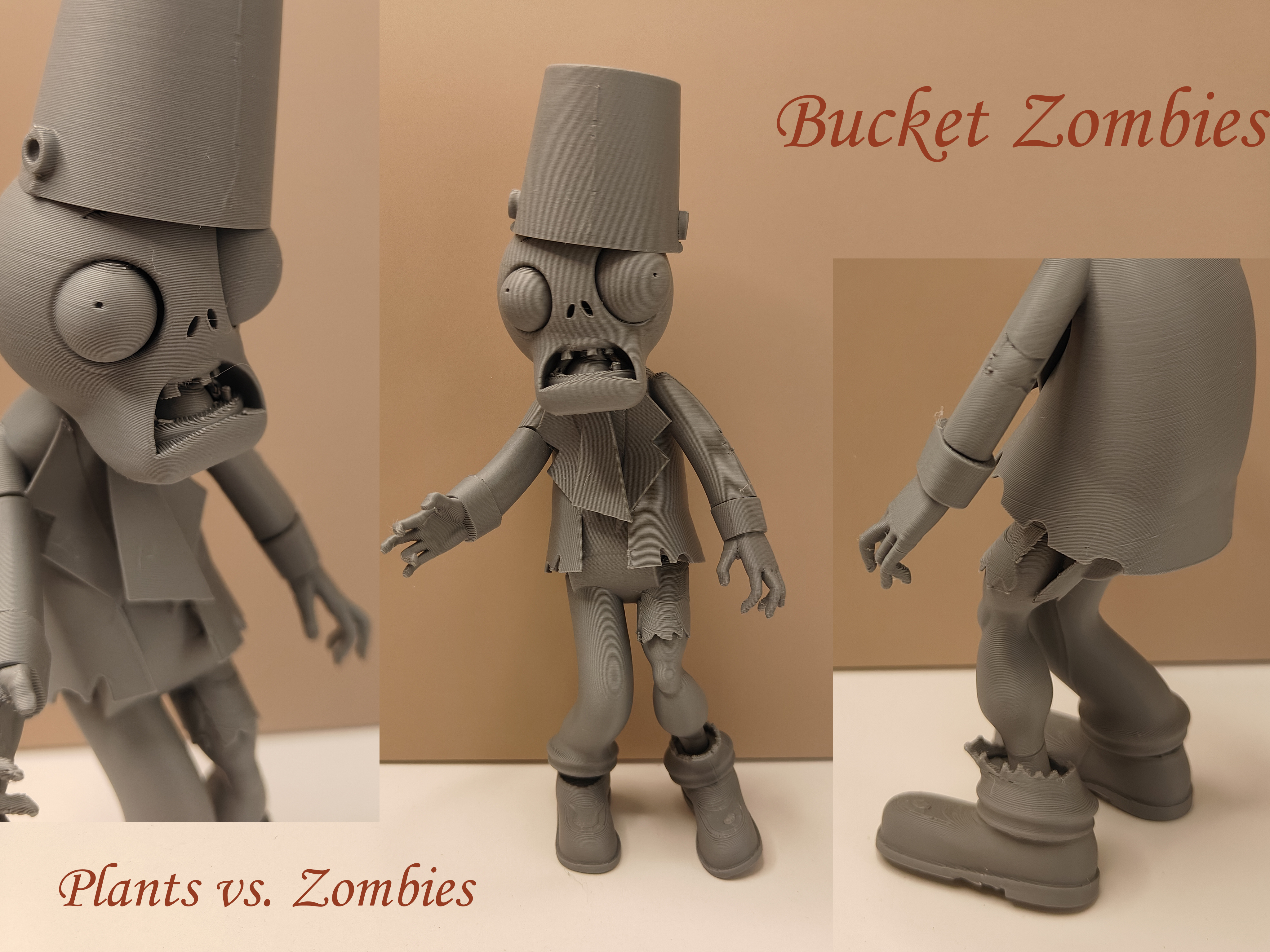 Halloween Iron Bucket Zombies