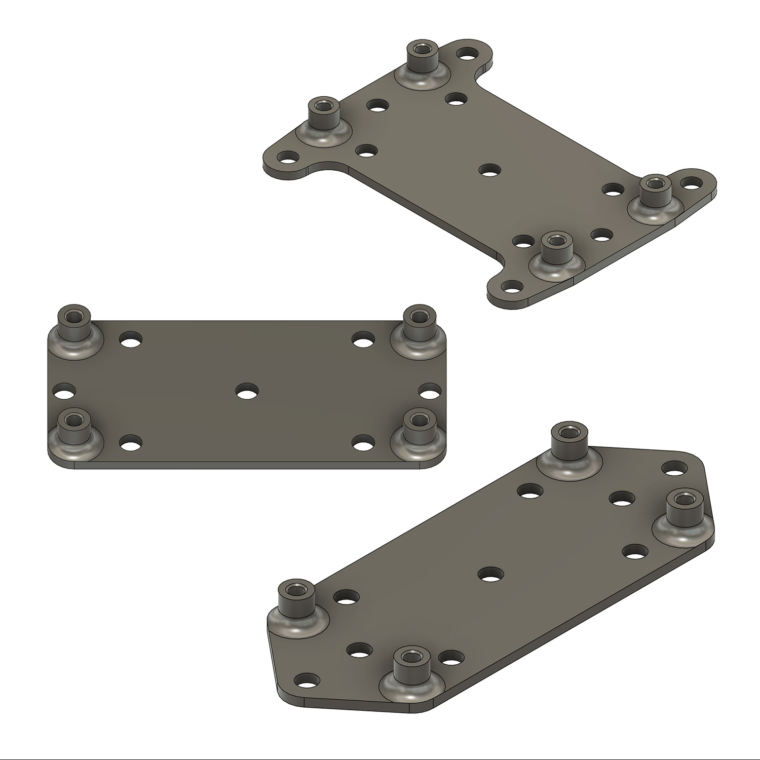 MCSBC-SVR Mount Brackets for 5mm Enclosure Grid Plate