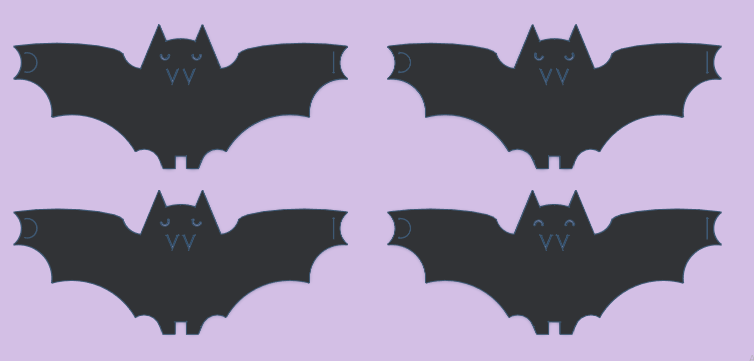 Festive Bat Chain - multiple expressions — miniatura 2