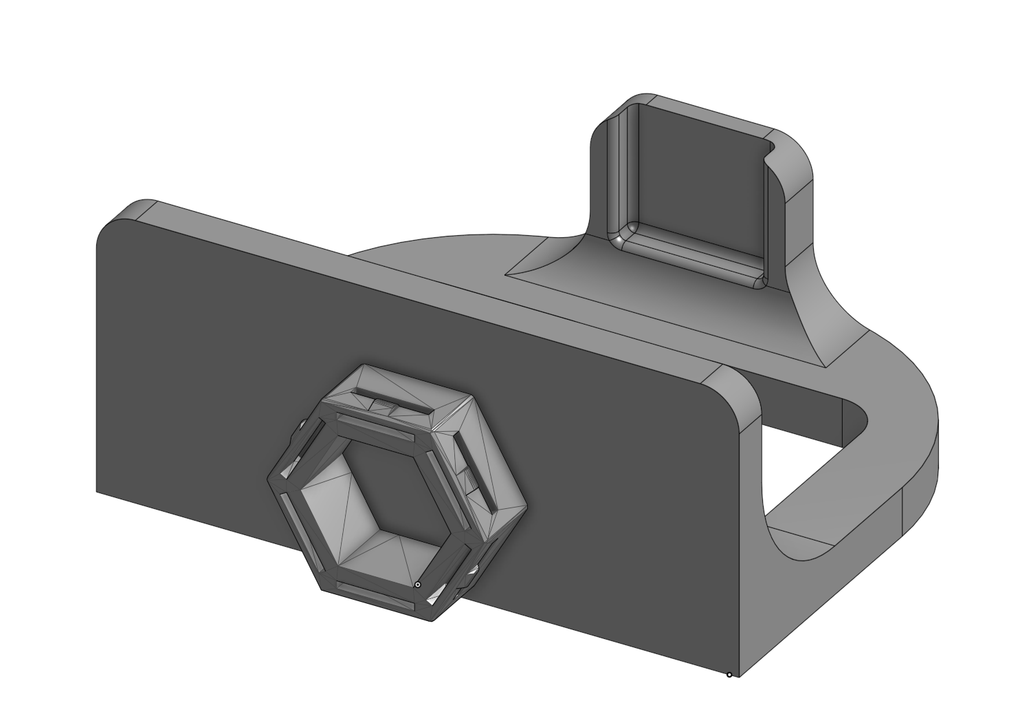 Universal Gamepad Pegboard Mount Remix