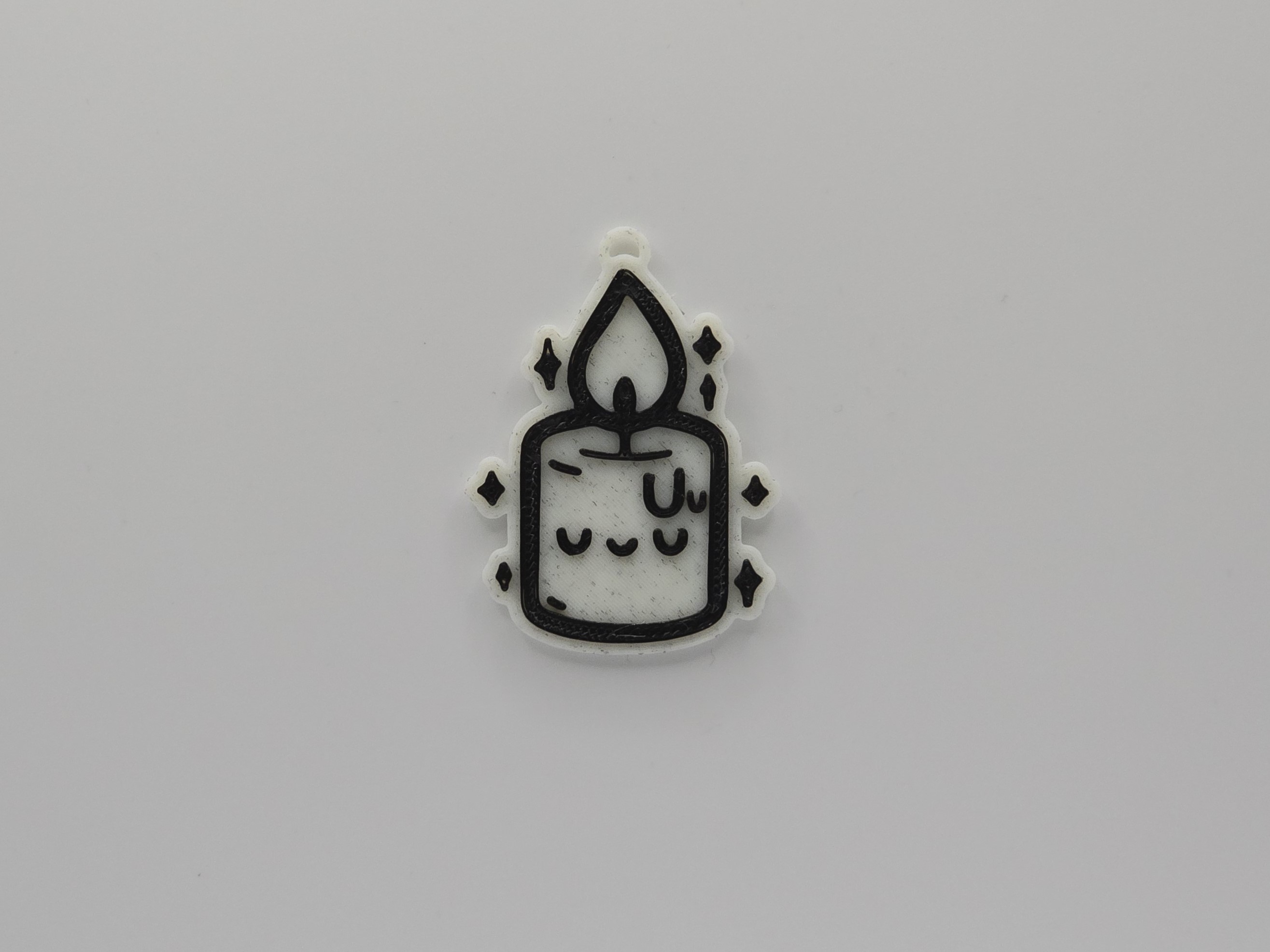 Cute Candle Keychain