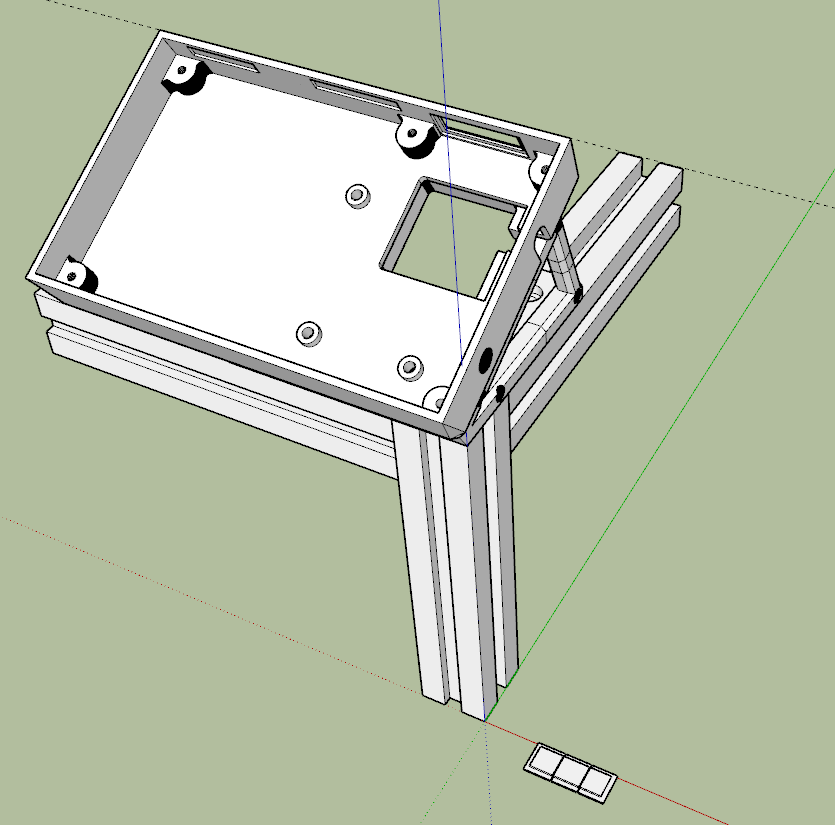 BTT HDMI7 Corner Mount for Ratrig Vcore 4
