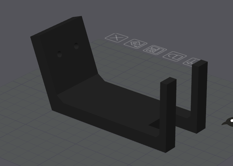 Longer pedal hook for bike mount