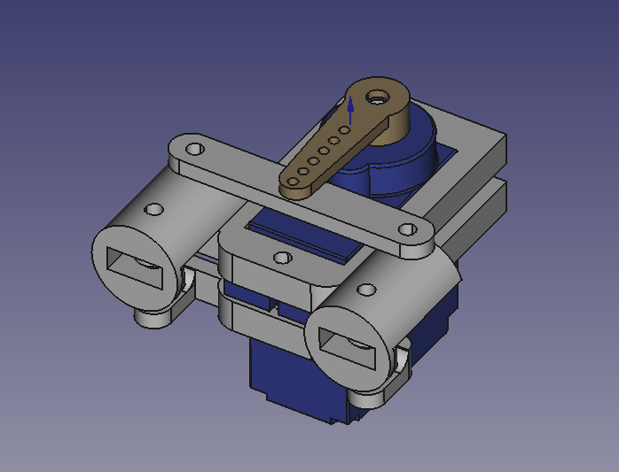 Prototype eye mechanism