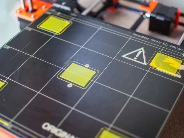 Bed leveling square (center)