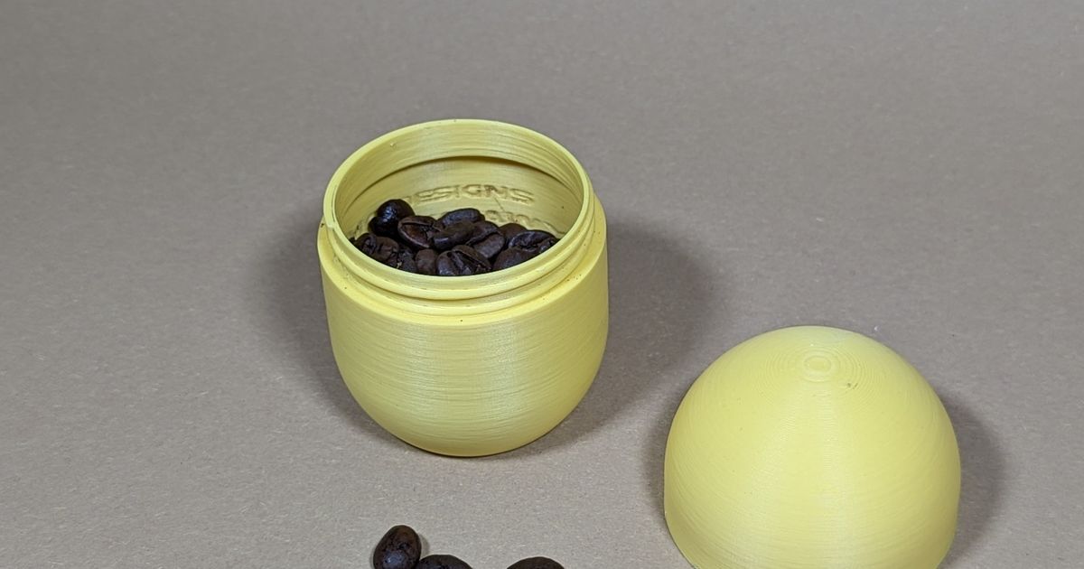 Espresso DoseShot Canister by Mo Download free STL model